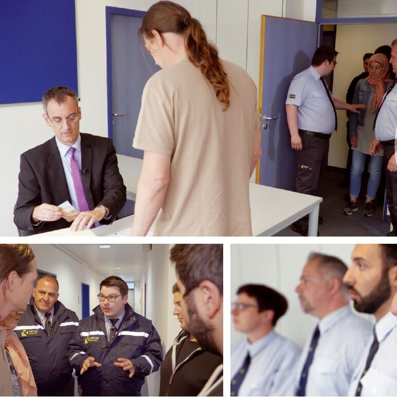 Öffnen Sicher im Einsatz: Sicherheitsdienst in Einrichtungen für Geflüchtete